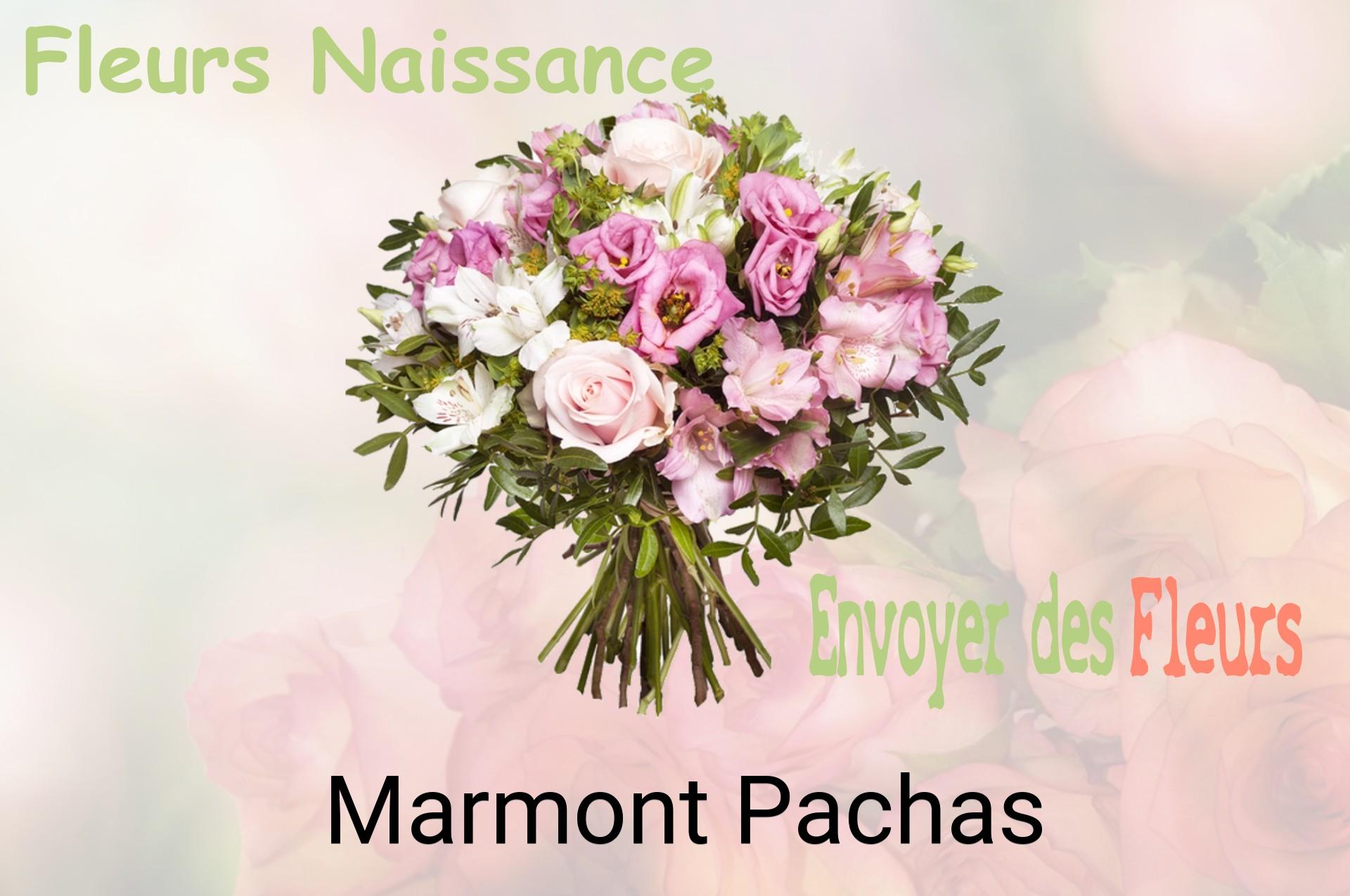 Bouquet de fleurs de naissance livré à Marmont-Pachas